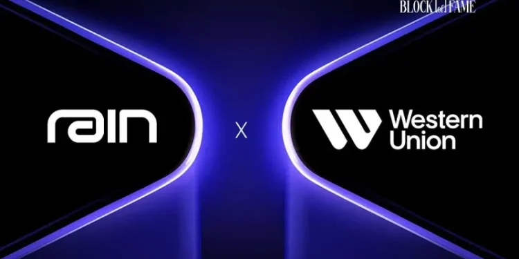 Western Union Joins Forces With Crypto Startup Rain To Make Stablecoins Spendable in Cash