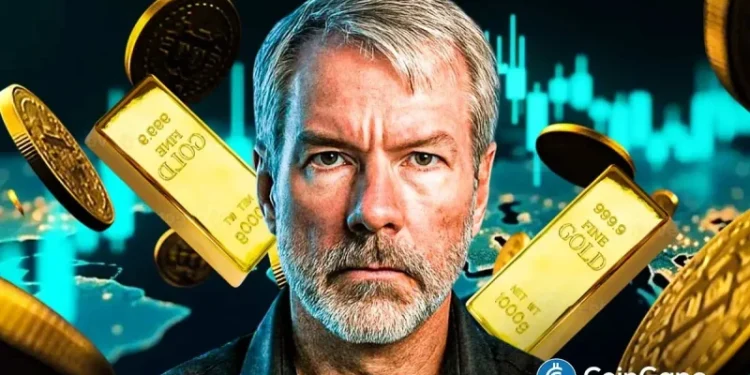 Michael Saylor Predicts Bitcoin Will Overtake Gold’s Market Cap by 2035