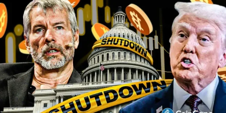 Saylor’s Strategy Buys 397 BTC as Trump Blames Democrats for Prolonged U.S. Shutdown