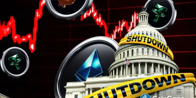 Crypto Market Dips as U.S. Shutdown Hits Record 36 Days?
