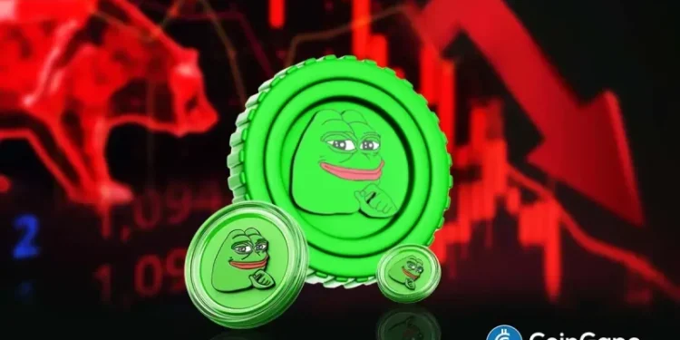 Is Pepe Coin Price at Risk After Forming This Bearish Pattern?