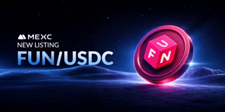 FUNToken Price Surges After MEXC Lists $FUN/USDC Pair
