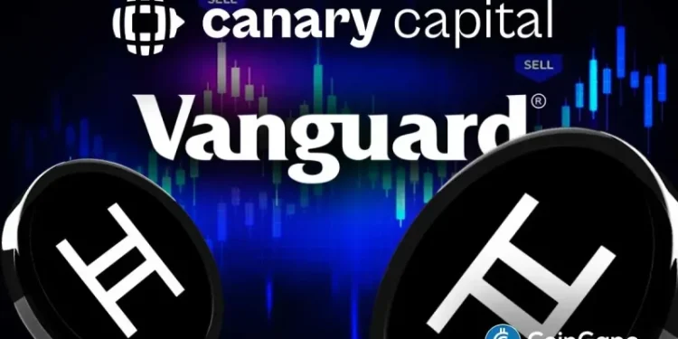 Hedera Price Surges 10% After Canary Capital HBAR ETF Goes Live on Vanguard