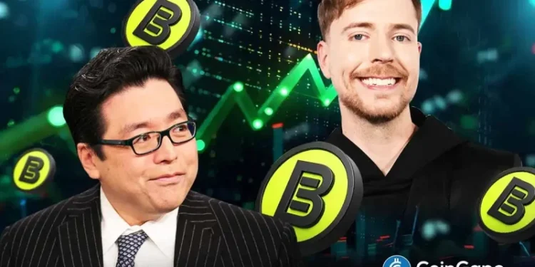 BMNR Stock Rises as Tom Lee’s BitMine Invests $200M in MrBeast’s Beast Industries