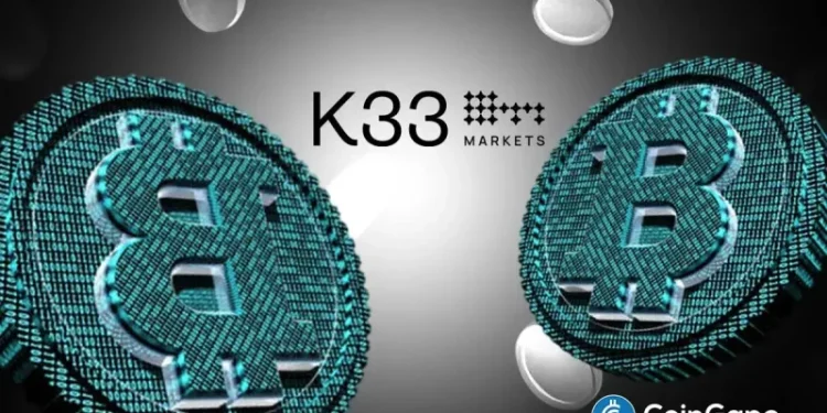 Bitcoin Treasury Firm K33 Rolls Out Crypto-Backed Loans for BTC Investors