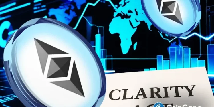 Ethereum Price Prediction as Network Activity Hits ATH Ahead of CLARITY Markup