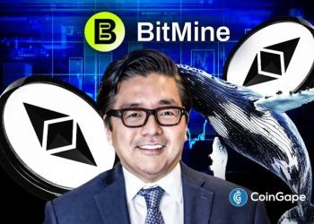 Breaking: Tom Lee’s Bitmine Acquires 40,302 ETH as Whales Double Down On Ethereum