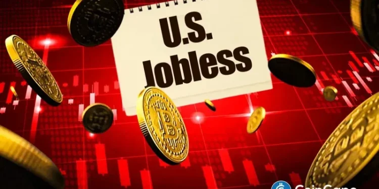 Breaking: U.S. Initial Jobless Claims Rise to 208K, Bitcoin Drops