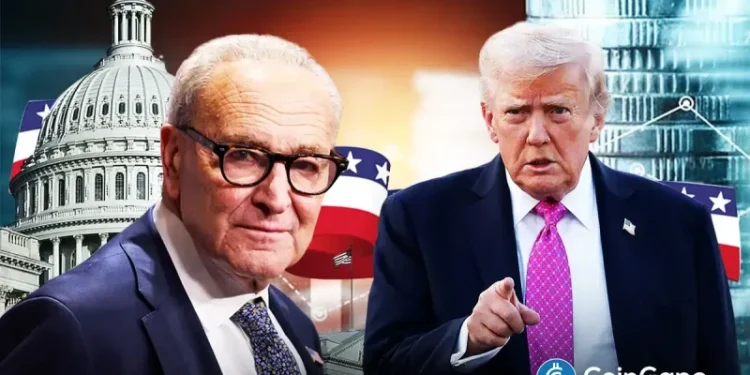 U.S. Government Shutdown Odds Crashes as Trump and Schumer Nears New Deal on Funding