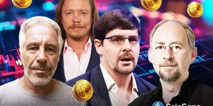 Epstein Files: Bitcoin Crash, Backlash Erupts Against Adam Back, Gavin Andresen, Tether’s Brock Pierce