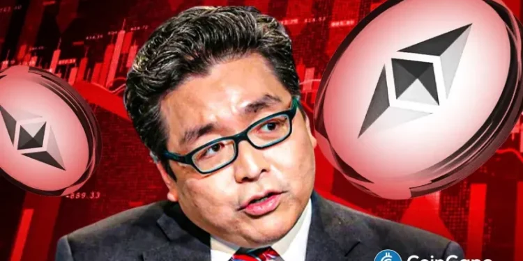 Ethereum Treasury BitMine Acquires 41,788 ETH as Tom Lee Predicts Crypto Market Bottom