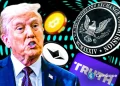 Trump’s Truth Social Files For Bitcoin, Ethereum, Cronos Crypto ETFs Amid Institutional Outflows