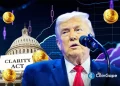 CLARITY Act Odds, Bitcoin Drop as Trump Skips Crypto in State of the Union Speech