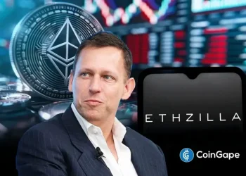 Peter Thiel Exits ETHZilla as Stock Slides 3% Amid Token Launch