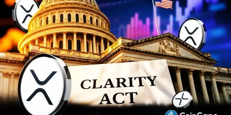 XRP Price Outlook as Clarity Act Passage Odds Plunge to 53%